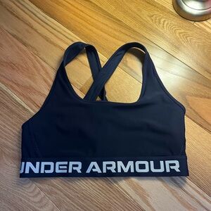 Medium Under Armour Navy Blue Racerback Sports Bra